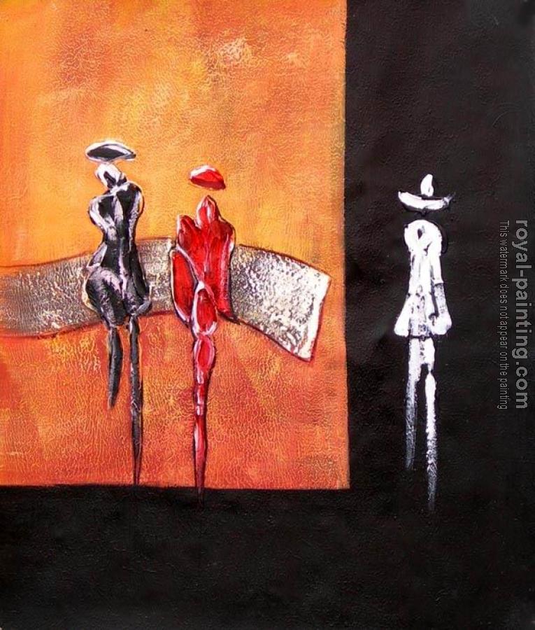 Hand Painted : Modern oil painting Hand Painted : Modern oil painting